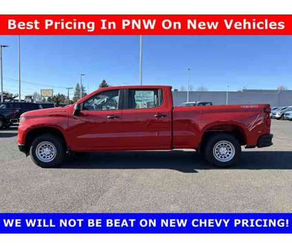 2024 Chevrolet Silverado 1500 Work Truck is a Red 2024 Chevrolet Silverado 1500 Work Truck Truck in Portland OR