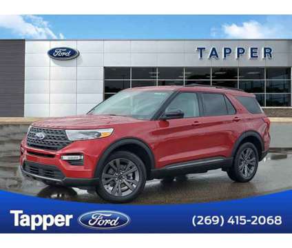 2024 Ford Explorer XLT is a Red 2024 Ford Explorer XLT Car for Sale in Paw Paw MI