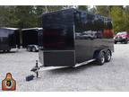 2024 Legend Trailers Thunder V-Nose All Aluminum 7.5x14+2 Blackout PKG