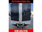 2024 Nationcraft Econocraft 7' x 16' Black Enclosed Trailer