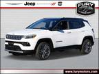 2024 Jeep Compass White, 10 miles