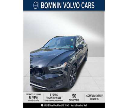 2021 Volvo XC40 R-Design is a Black 2021 Volvo XC40 SUV in Miami FL