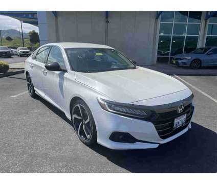 2021UsedHondaUsedAccordUsed1.5 CVT is a Silver, White 2021 Honda Accord Car for Sale in Ukiah CA