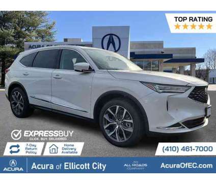 2024 Acura MDX w/Technology Package is a Silver, White 2024 Acura MDX Car for Sale in Ellicott City MD