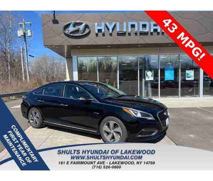 2016 Hyundai Sonata Hybrid Limited is a Black 2016 Hyundai Sonata Hybrid Limited Hybrid in Lakewood NY