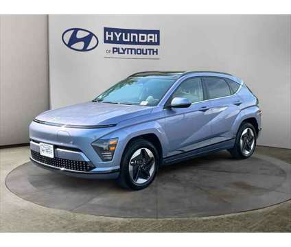 2024 Hyundai Kona Electric Limited is a Blue 2024 Hyundai Kona SUV in Plymouth MA