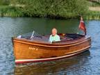 Classic Varnished River Launch