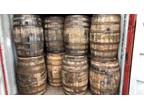 Atlanta Georgia Whiskey Bourbon Barrel Barrels Drum Drums 53 Gallon Wood White