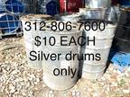 Atlanta Georgia $10 Burn Barrel Barrels Steel Metal Drum Drums 55 Gallon