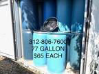Atlanta Georgia 77 Gallon Plastic Shipping Barrel Poly Open top Locking Lid Food