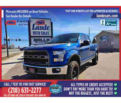 2017 Ford F150 Super Cab for sale is a Blue 2017 Ford F-150 Car for Sale in Wadena MN