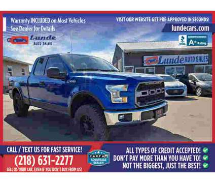 2017 Ford F150 Super Cab for sale is a Blue 2017 Ford F-150 Car for Sale in Wadena MN