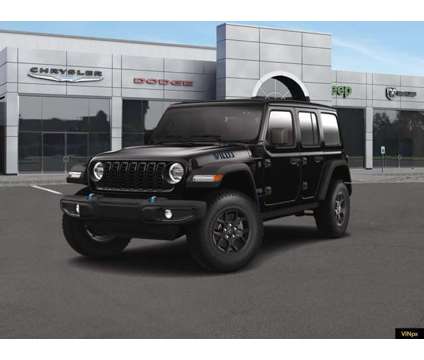 2024 Jeep Wrangler 4xe Willys is a Black 2024 Jeep Wrangler Car for Sale in Horsham PA
