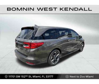 2022 Honda Odyssey Elite is a Grey 2022 Honda Odyssey Elite Car for Sale in Miami FL