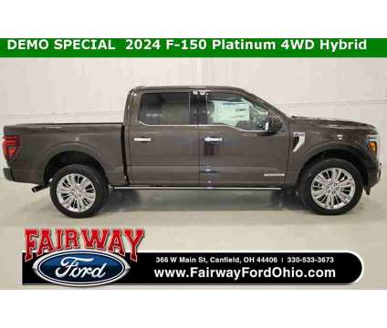 2024 Ford F-150 Platinum is a Tan 2024 Ford F-150 Platinum Hybrid in Canfield OH