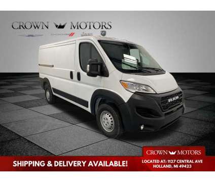 2024 Ram ProMaster 1500 Low Roof 136 WB is a White 2024 RAM ProMaster 1500 Low Roof Van in Holland MI