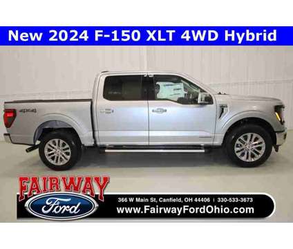 2024 Ford F-150 XLT is a Silver 2024 Ford F-150 XLT Hybrid in Canfield OH
