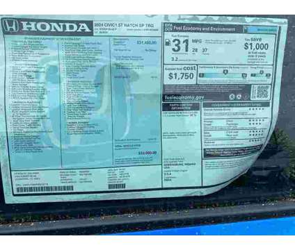 2024 Honda Civic Sport Touring is a Blue 2024 Honda Civic Sport Touring Car for Sale in Lexington SC