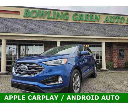 2021 Ford Edge SEL AWD is a Blue 2021 Ford Edge SEL SUV in Bowling Green OH