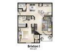 Brittany Commons Apartments - The Brixton (1 Bed / 1 Bath / Sunroom or Patio)