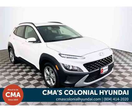 2023 Hyundai Kona SEL is a White 2023 Hyundai Kona SEL SUV in Colonial Heights VA