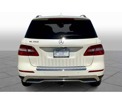 2015UsedMercedes-BenzUsedM-ClassUsedRWD 4dr is a White 2015 Mercedes-Benz M Class Car for Sale in Kingwood TX
