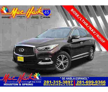 2019UsedINFINITIUsedQX60 is a Brown 2019 Infiniti QX60 Car for Sale in Houston TX