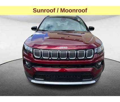 2022 Jeep Compass Limited is a Red 2022 Jeep Compass Limited Car for Sale in Mendon MA