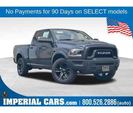 2024 Ram 1500 Classic Warlock is a Blue 2024 RAM 1500 Model Truck in Mendon MA