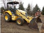 New Holland B95 tractor backhoe loader