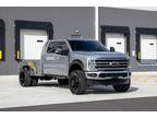 2024 Ford F450 Lariat 4x4 6.7l Diesel Leveling Kit Iconic Silver Paint Matched