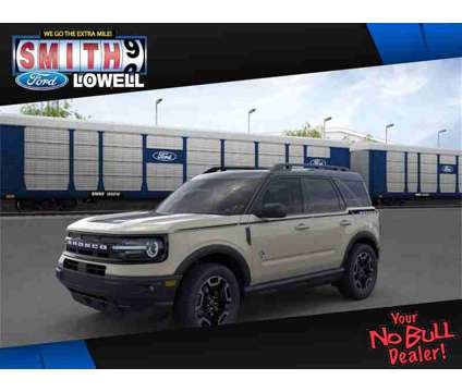 2024 Ford Bronco Sport Outer Banks is a Tan 2024 Ford Bronco SUV in Lowell IN