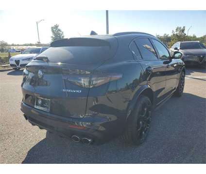 2024 Alfa Romeo Stelvio Quadrifoglio is a Black 2024 Alfa Romeo Stelvio Quadrifoglio SUV in Pinellas Park FL