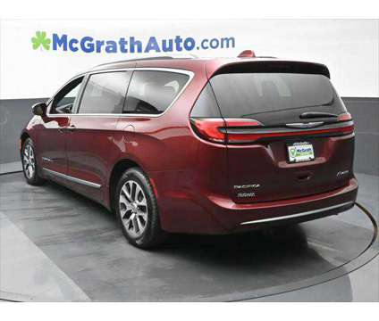 2021 Chrysler Pacifica Hybrid Pinnacle is a Red 2021 Chrysler Pacifica Hybrid Hybrid in Dubuque IA