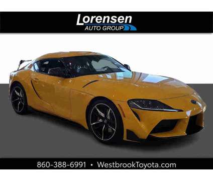 2022UsedToyotaUsedGR SupraUsedAuto (Natl) is a Yellow 2022 Car for Sale in Westbrook CT