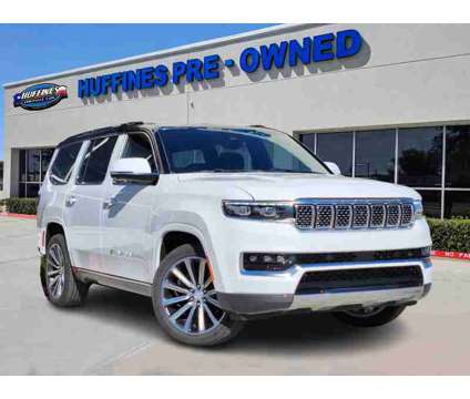 2022UsedJeepUsedGrand WagoneerUsed4x4 is a White 2022 Jeep grand wagoneer Car for Sale in Lewisville TX