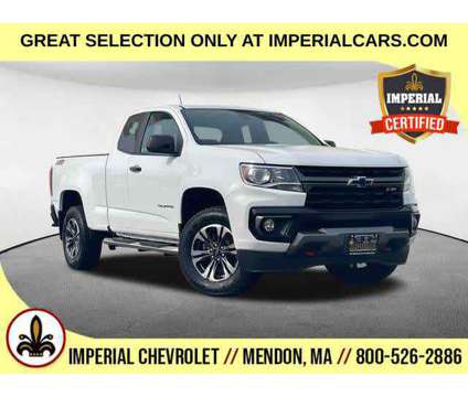 2022UsedChevroletUsedColoradoUsedExt Cab 128 is a White 2022 Chevrolet Colorado Z71 Truck in Mendon MA