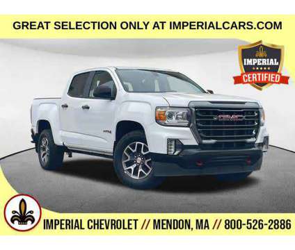 2021UsedGMCUsedCanyon is a White 2021 GMC Canyon Car for Sale in Mendon MA