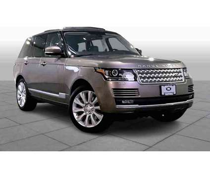 2016UsedLand RoverUsedRange RoverUsed4WD 4dr is a Brown 2016 Land Rover Range Rover Car for Sale in Norwood MA