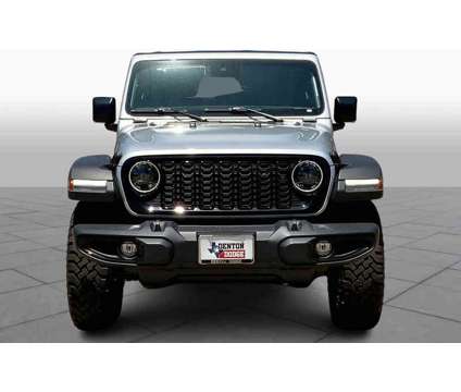 2024NewJeepNewWranglerNew2 Door 4x4 is a Silver 2024 Jeep Wrangler Car for Sale in Denton TX