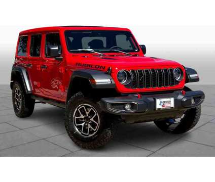 2024NewJeepNewWranglerNew4 Door 4x4 is a Red 2024 Jeep Wrangler Car for Sale in Denton TX