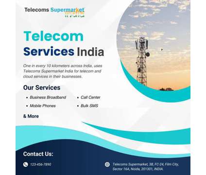 Upgrade Your Communication Game with Top-notch Telecom Services in India is a Other Creative service in New Delhi DL