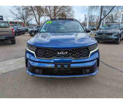 2023 Kia Sorento SX is a Blue 2023 Kia Sorento SX Car for Sale in Colorado Springs CO