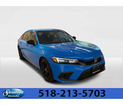 2024 Honda Civic Hatchback Sport is a Blue 2024 Honda Civic Hatchback in Saratoga Springs NY