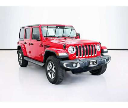 2020 Jeep Wrangler Unlimited Sahara is a Red 2020 Jeep Wrangler Unlimited SUV in Montclair CA
