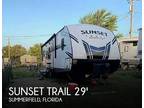 Cross Roads Sunset Trail 291RK SUPER LITE Travel Trailer 2020