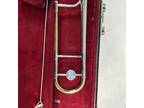 1969 Vintage King 2B Silversonic Trombone #442825 W/original case Gold Bell