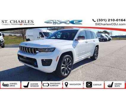 2024 Jeep Grand Cherokee Overland 4xe is a White 2024 Jeep grand cherokee Overland SUV in Saint Charles IL