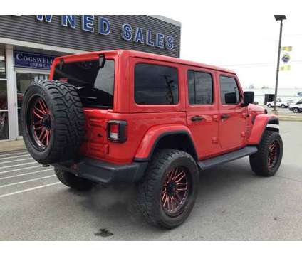 2020 Jeep Wrangler Unlimited Sahara is a Red 2020 Jeep Wrangler Unlimited Sahara SUV in Russellville AR