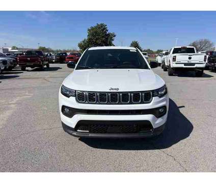2024 Jeep Compass Latitude is a White 2024 Jeep Compass Latitude SUV in Fort Smith AR